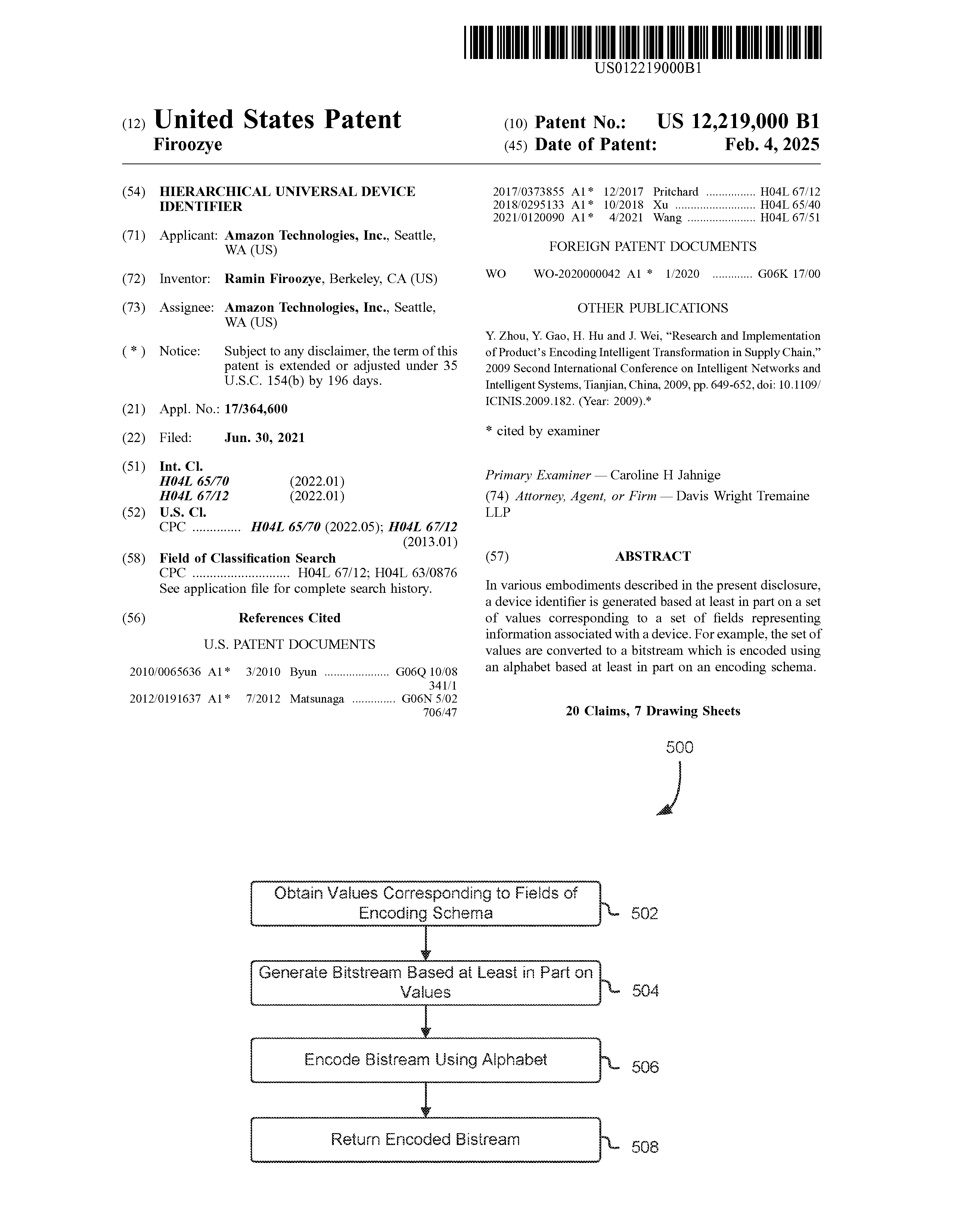Hierarchical Universal Device Identifier