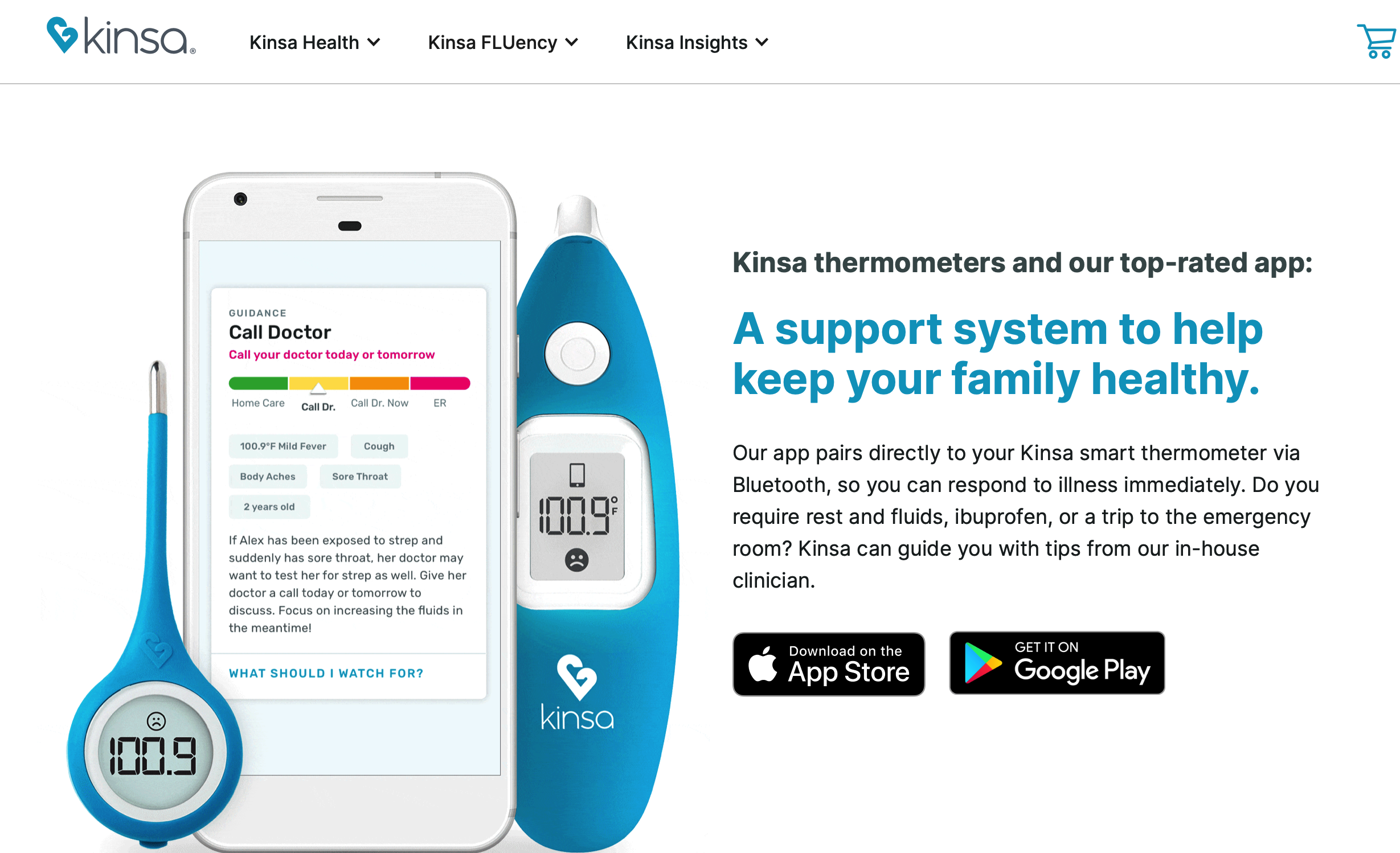 Kinsa Wireless Thermometer
